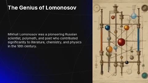 Учёный Ломоносов