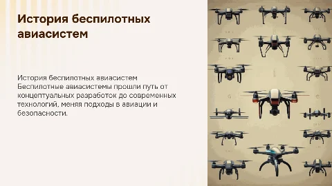 История возникновения и развития беспилотных авиасистем (БАС)