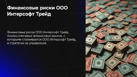 финансовые риски организации на примере ооо интерсофт трейд