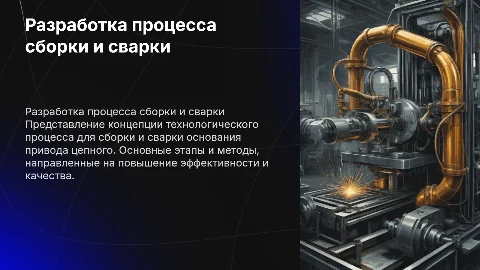 Разработка технологического процесса сборки-сварки привода