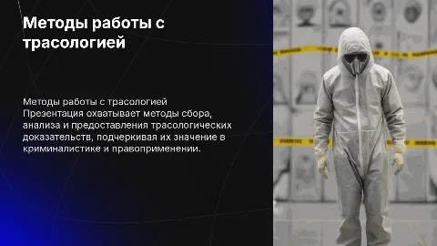 Методы сбора и анализа трасологических доказательств