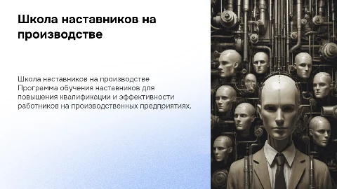Школа наставников на производстве