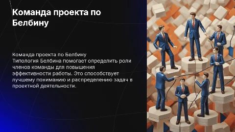 Команда проекта (типология Белбина)