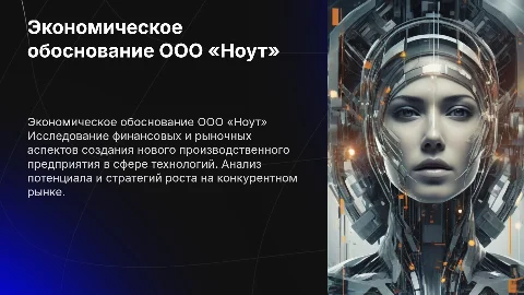 Экономическое обоснование создания предприятия ООО «Ноут»