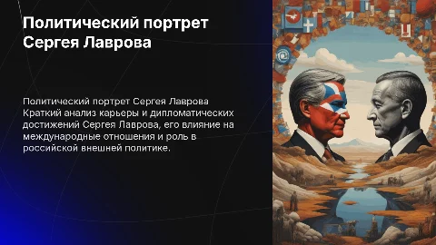Политический портрет Сергея Лаврова