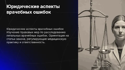 Юридические рекомендации по расследованию врачебных ошибок