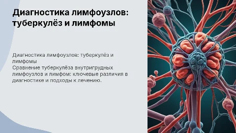 Дифференциальная диагностика туберкулёза и лимфом