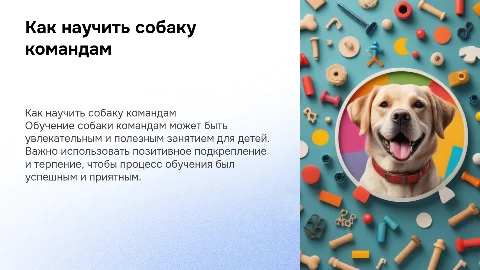 Как научить собаку командам ( для детей)
