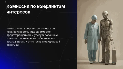 Комиссия по предотвращению конфликтов интересов в больнице