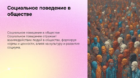 социальное поведение