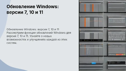 Обновление Windows: функции для версий 7, 10 и 11