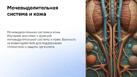 «Мочевыделительная система. Кожа»