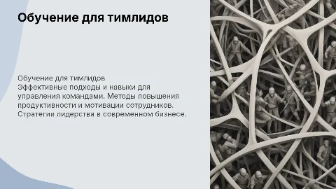Обучение для тимлидов