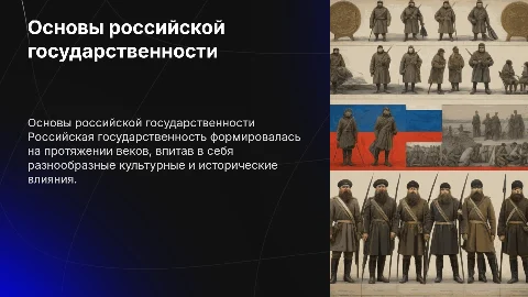Основа развития государственности Российской Федерации