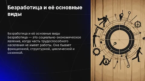 Безработица, её виды