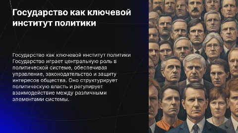 Государство основной институт полит системы