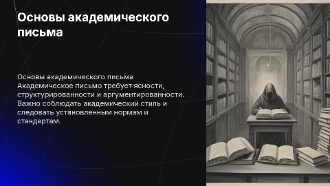 Написание академического письма