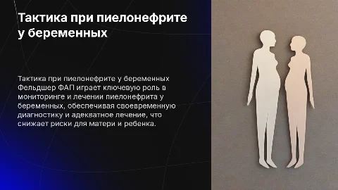 Тактика фельдшера при ведении беременных с пиелонефритом