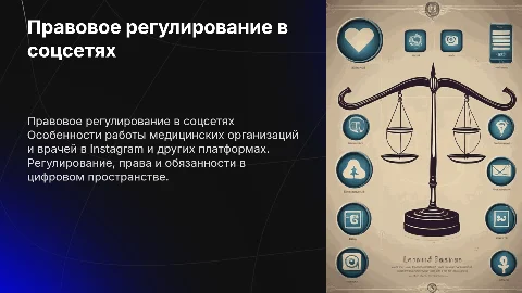 Правовое регулирование медицинских организаций в соцсетях