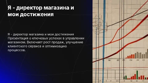 Я ДИРЕКТОР МАГАЗИНА И МОИ ДОСТИЖЕНИЯ