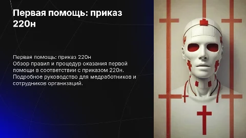 Первая помощь по приказу 220н