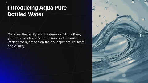 Бутилированная вода Aqua Pure