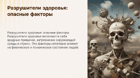 Разрушители здоровья