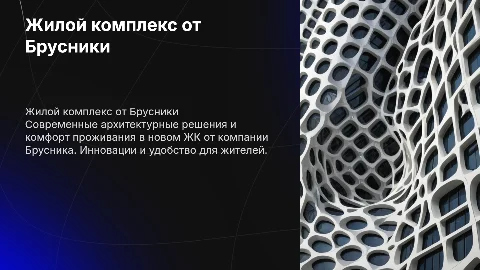 ЖК издание от брусники