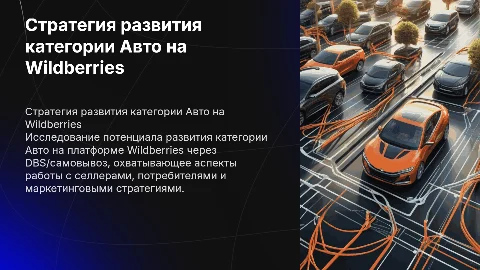 Стратегия развития категории Авто на Wildberries на год