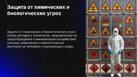 Защита от химических и биологических опасных факторов