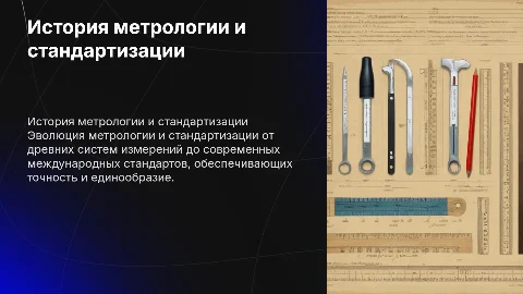 история развитие метрологии стандартизации