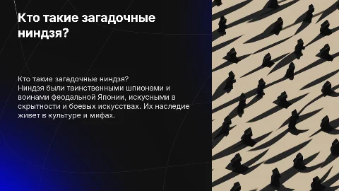Кто такие ниндзя?