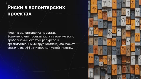 риски волонтерских проектов