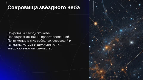 Сокровища звёздного неба
