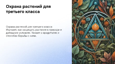 Охрана растений, 3 класс