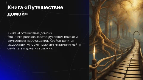книга «путешествие домой» крайон