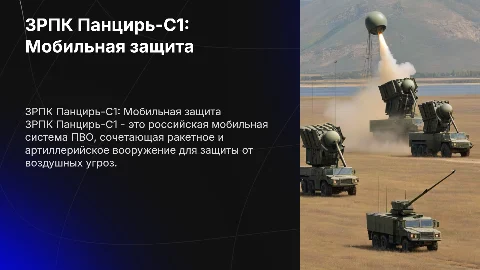 ЗРПК ПАНЦИРЬ С-1