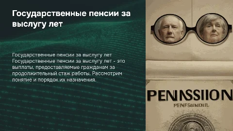 Государственные пенсии за выслугу лет: порядок назначения