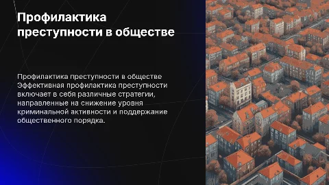 профилактика преступности