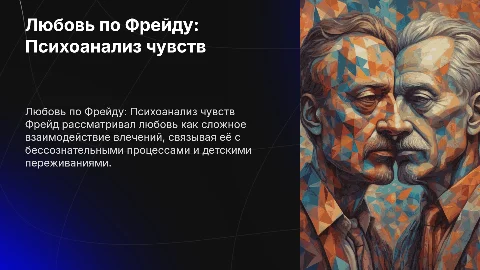 Любовь в представлении Фрейда