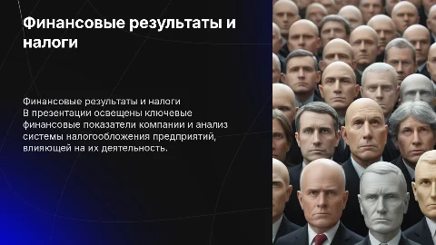 Финансовые результаты и налогообложение предприятий