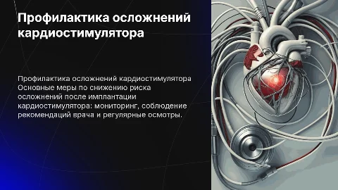 профилактика осложнений после установки кардиостимулятора