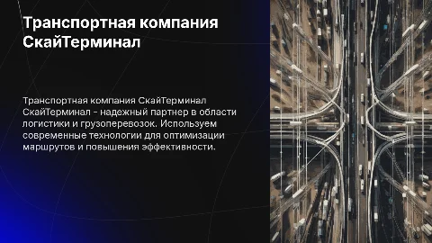 Транспортная компания СкайТерминал