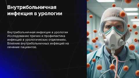 Внутрибольничная инфекция в урологическом отделении