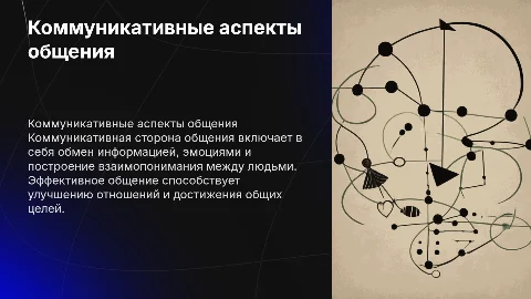 коммуникативная сторона общения