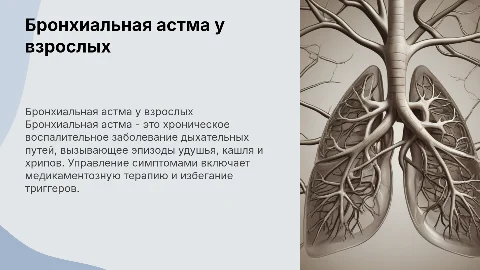 бронхиальная астма у взрослых