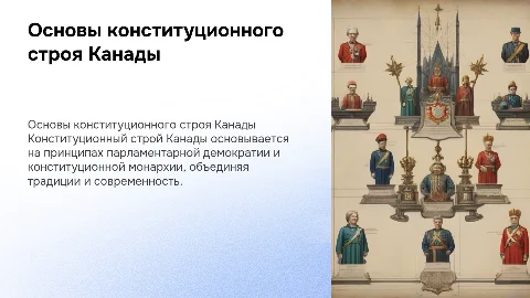 презентация на тему основы конституционного строя в канаде