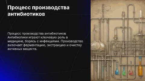 Производство антибиотиков