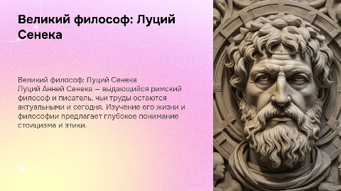 Великий римский столик: жизнь и творчество Сенеки