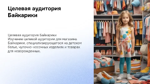 Целевая аудитория магазина Байкарики: анализ и рекомендации